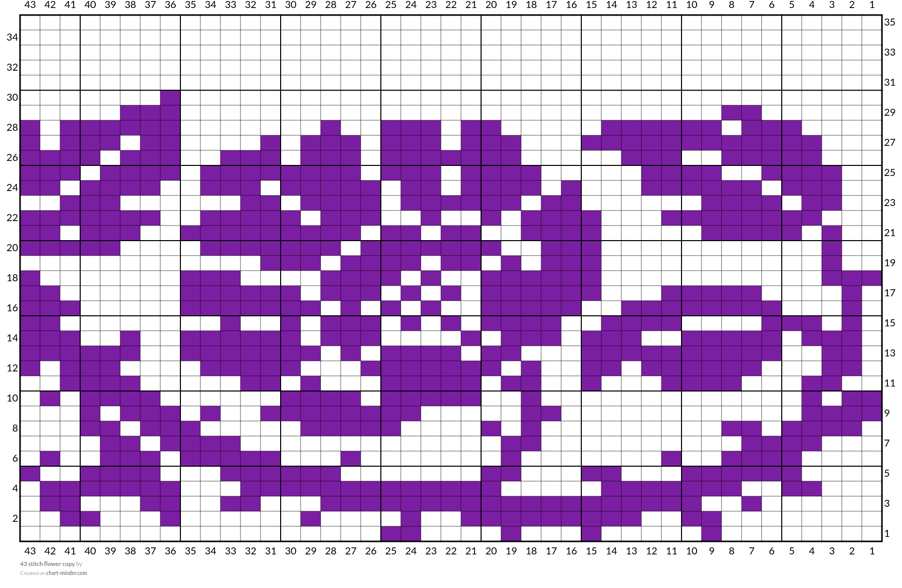 43 stitch flower copy