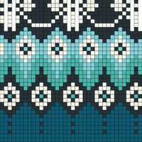 shield maiden - chart 2 yoke - mum 1 colorway