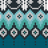 shield maiden - chart 2 yoke - mum 2 colorway