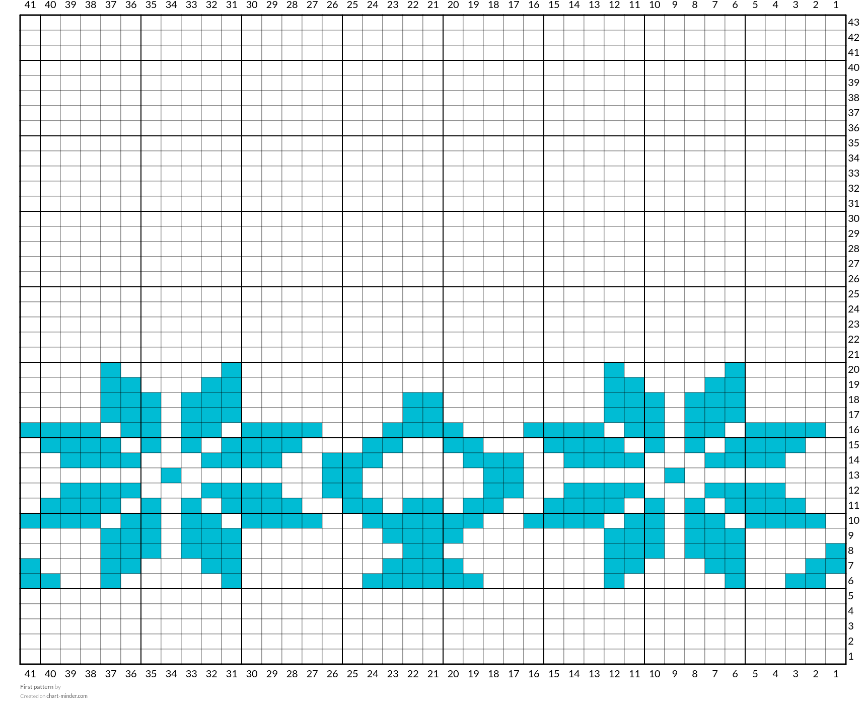 First pattern
