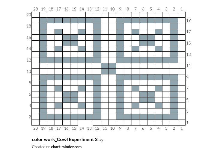 color work_Cowl Experiment 3