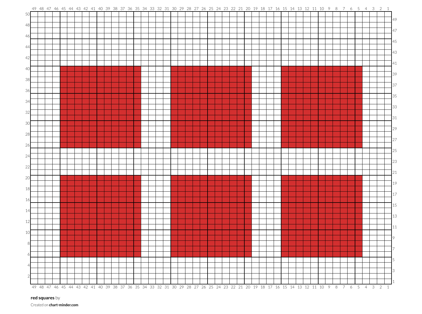 red squares