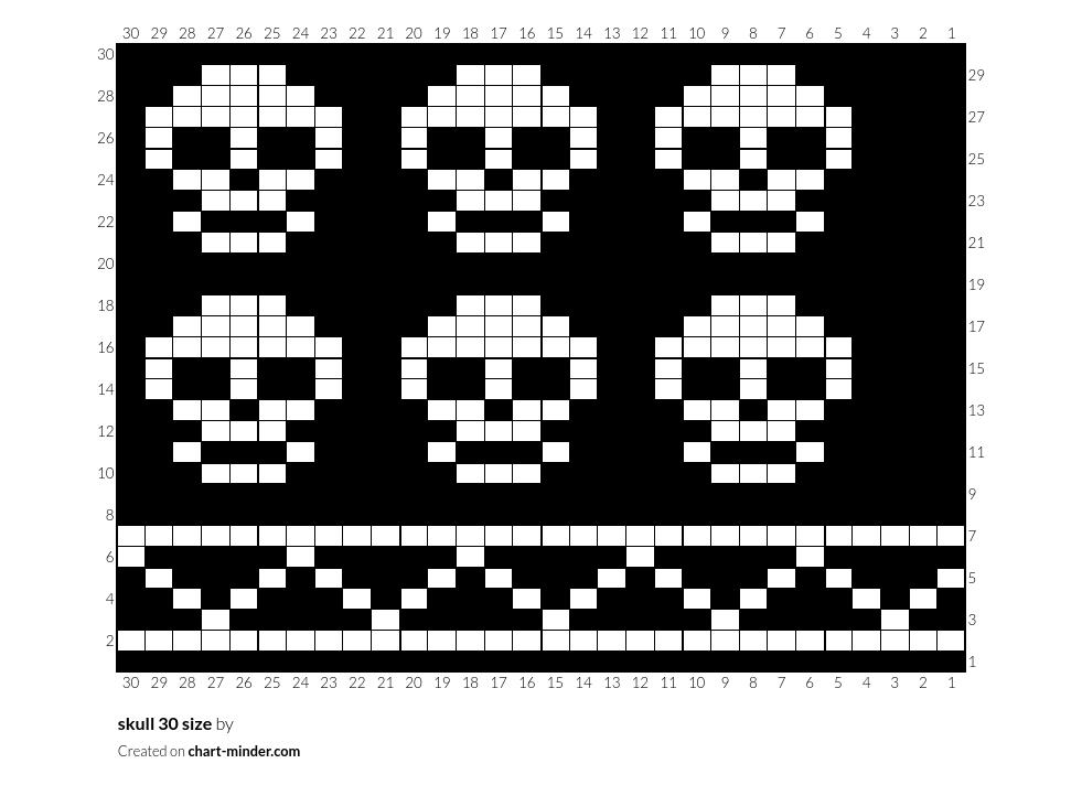 skull 30 size