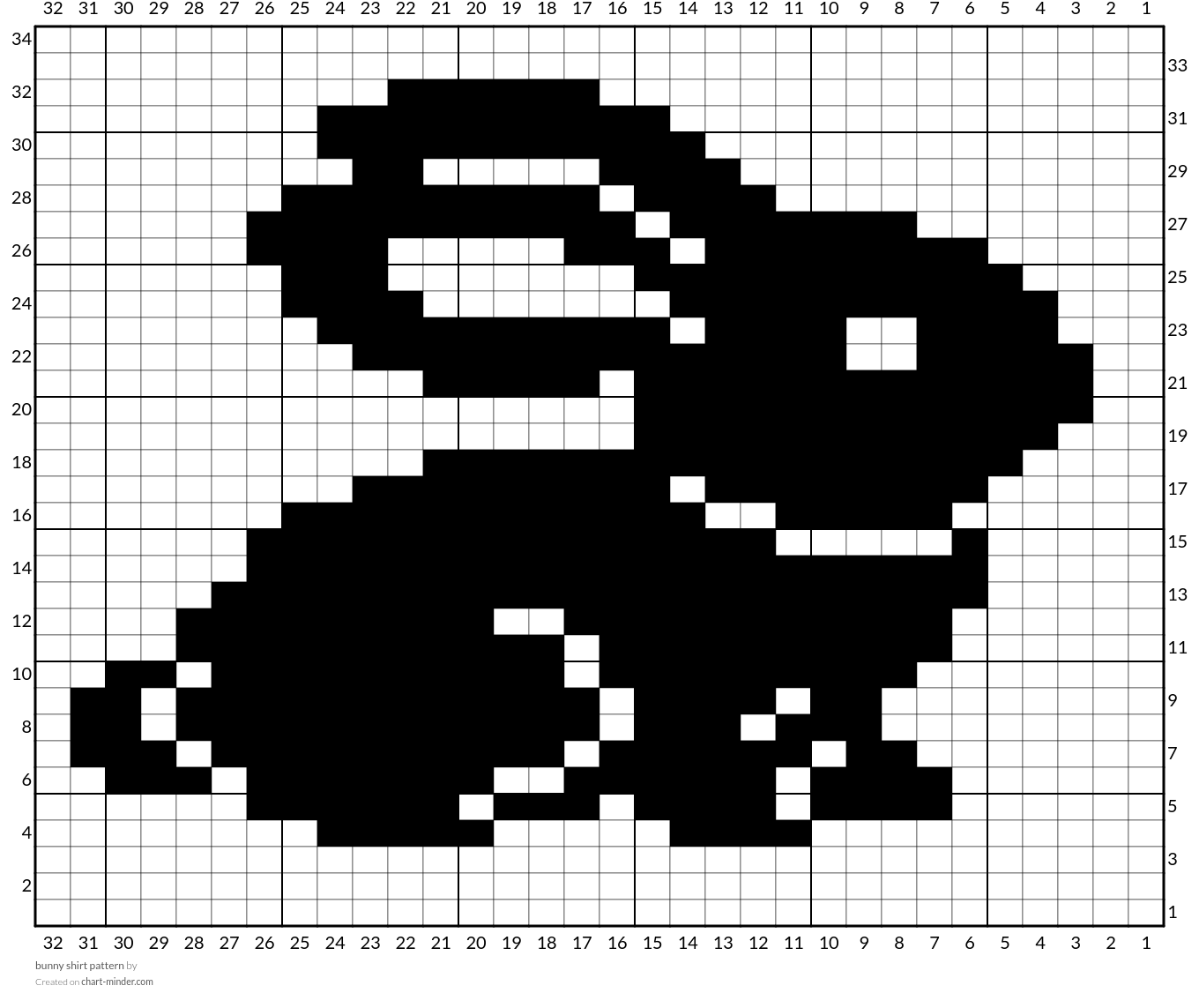 bunny shirt pattern 