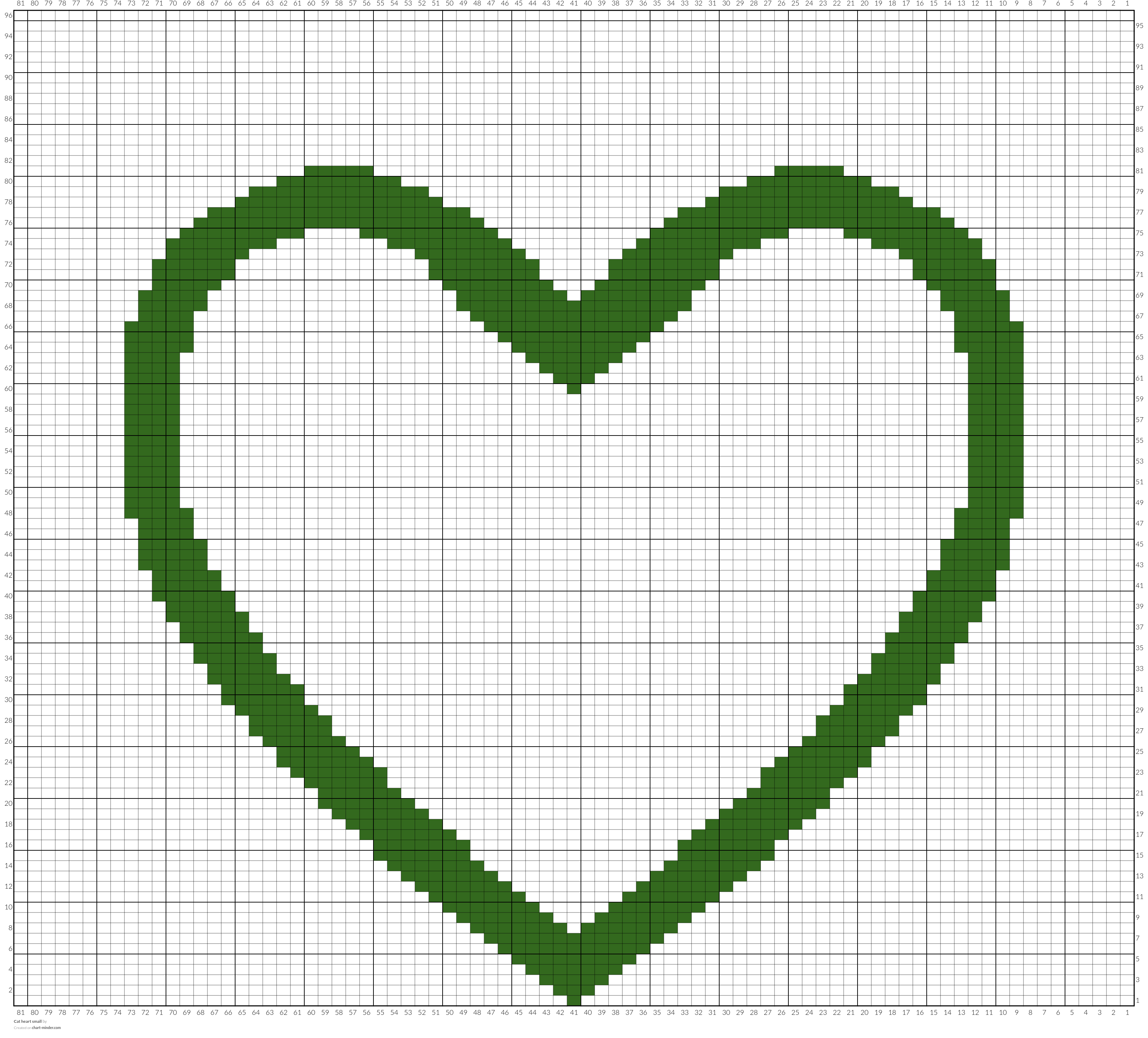 Cat heart small