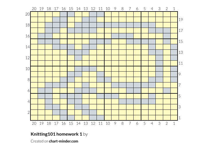 Knitting101 homework 1