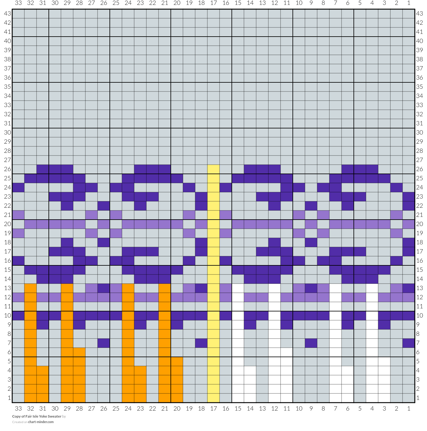 Copy of Fair Isle Yoke Sweater 