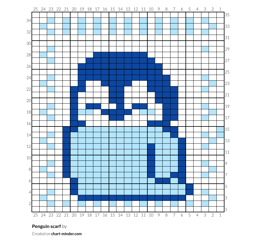 Penguin scarf