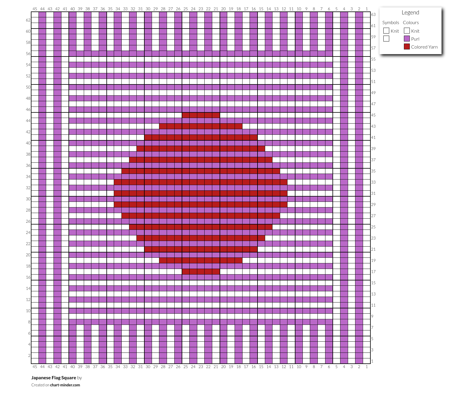 Japanese Flag Square