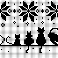 Copy of Cats Faire Isle Socks