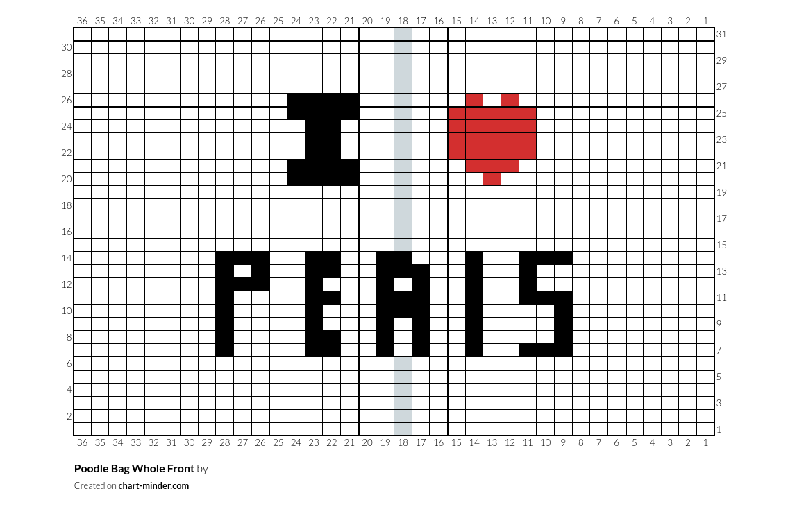 Poodle Bag Whole Front