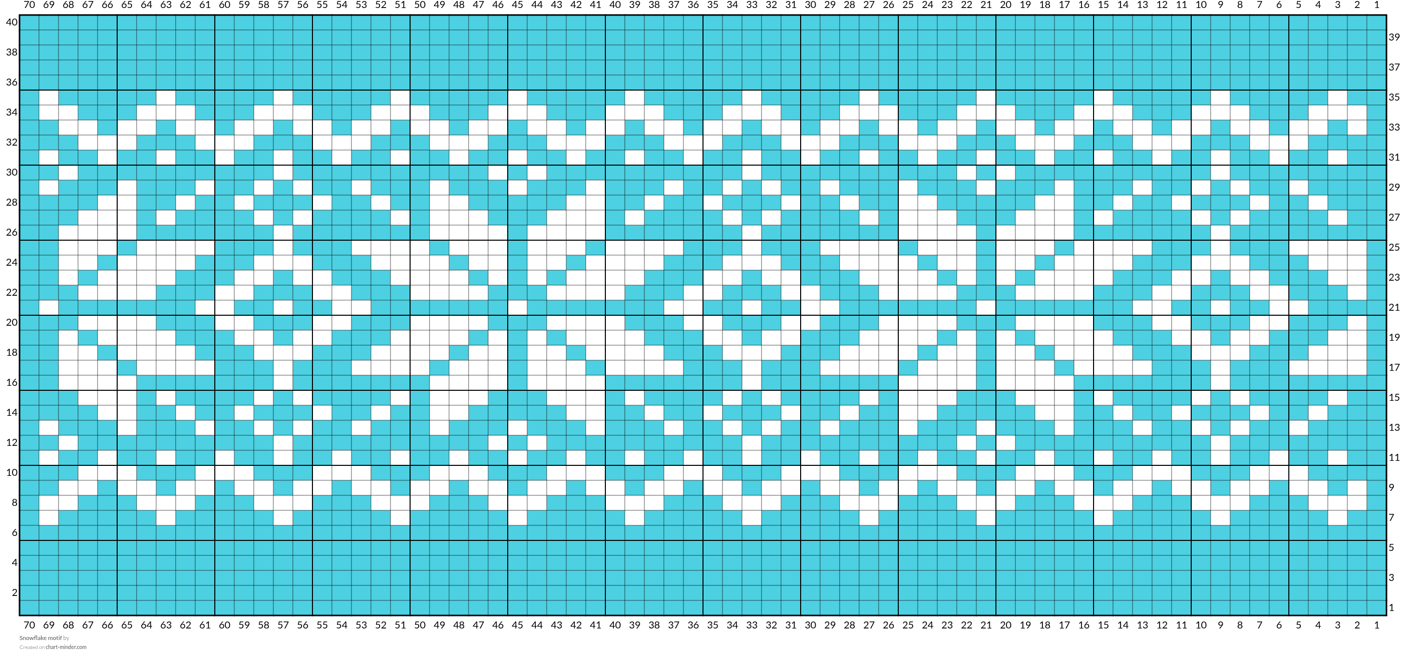 Snowflake motif