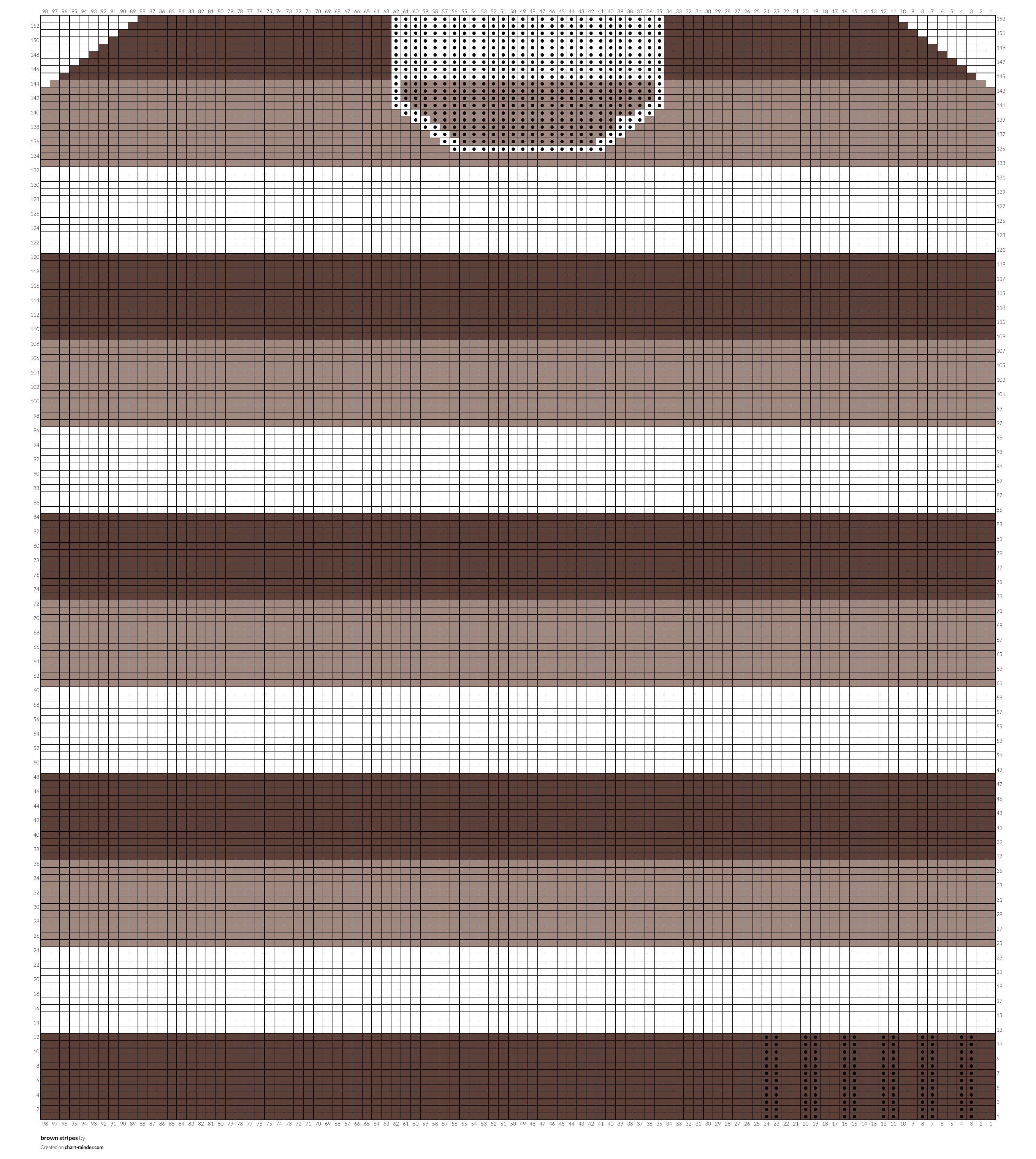 brown stripes