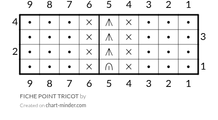 FICHE POINT TRICOT