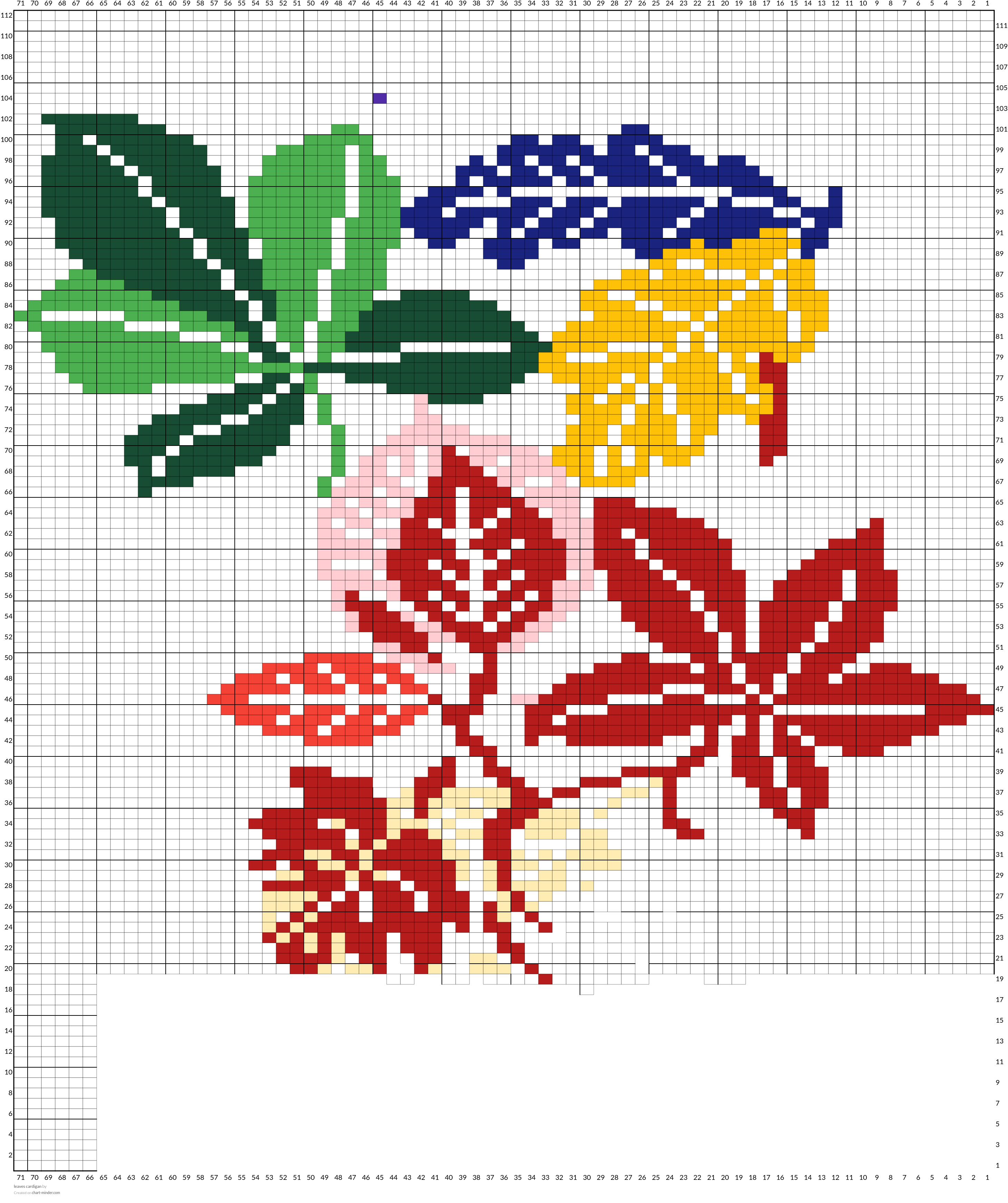 leaves cardigan