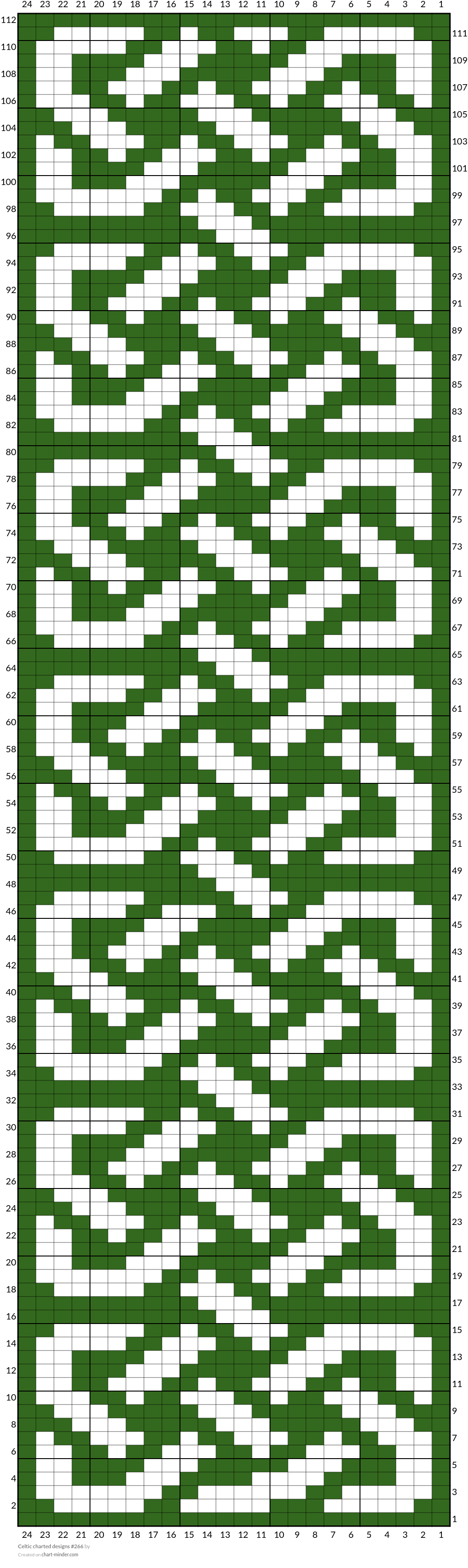 Celtic charted designs #266