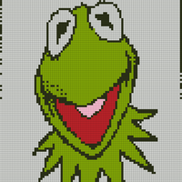 Kermit the frog knitting project.png