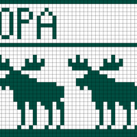 Christmas Stocking Top - Opa