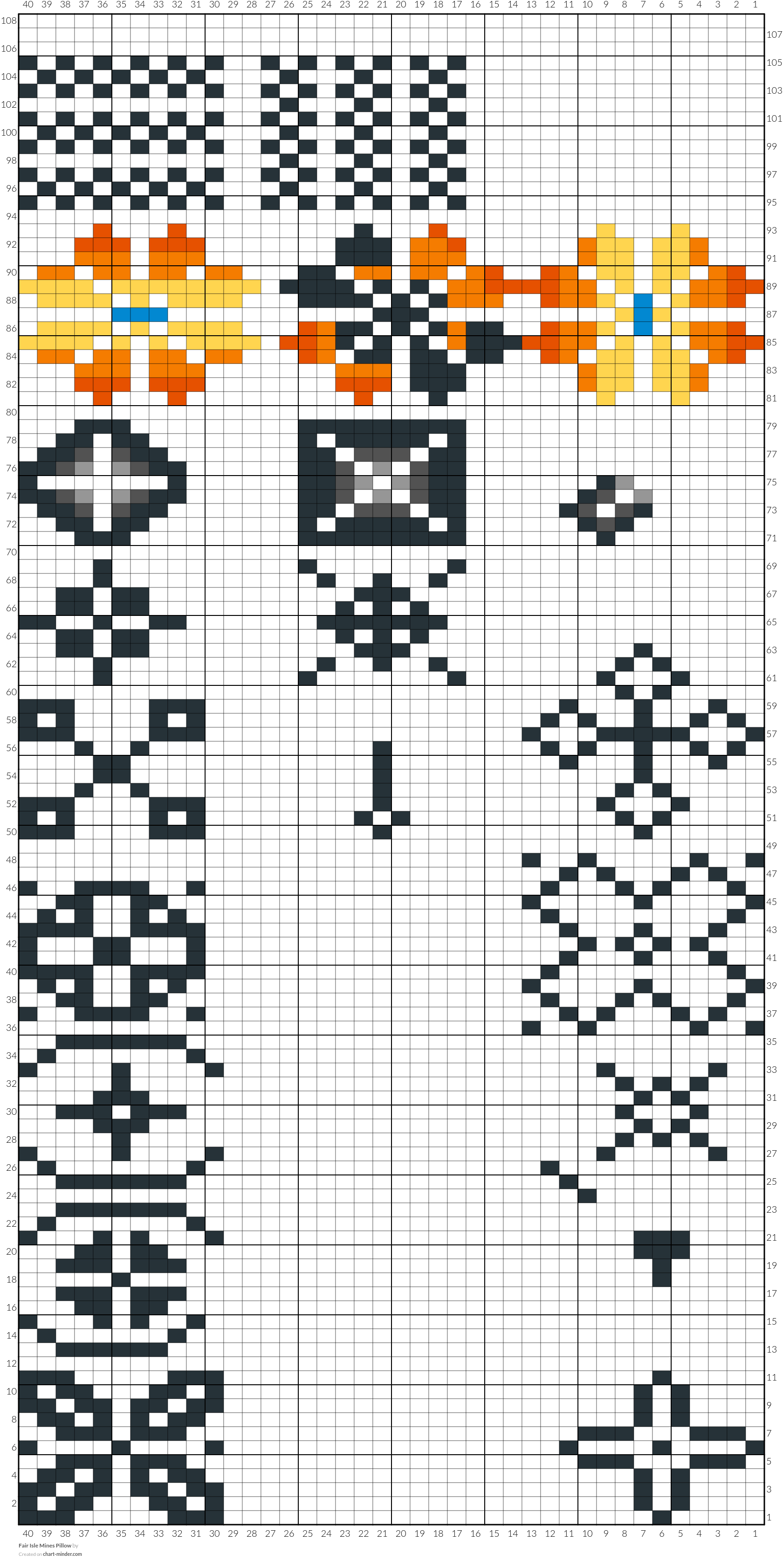 Fair Isle Mines Pillow