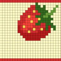 Three strawberry