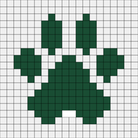 Puppy Paw Coaster Pattern