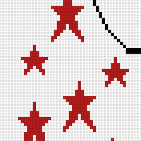 Left front Star Cardigan