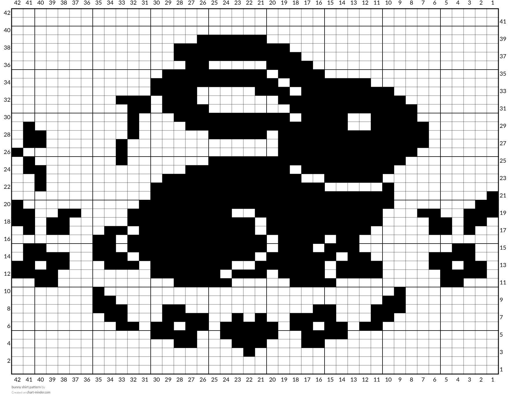 bunny shirt pattern 