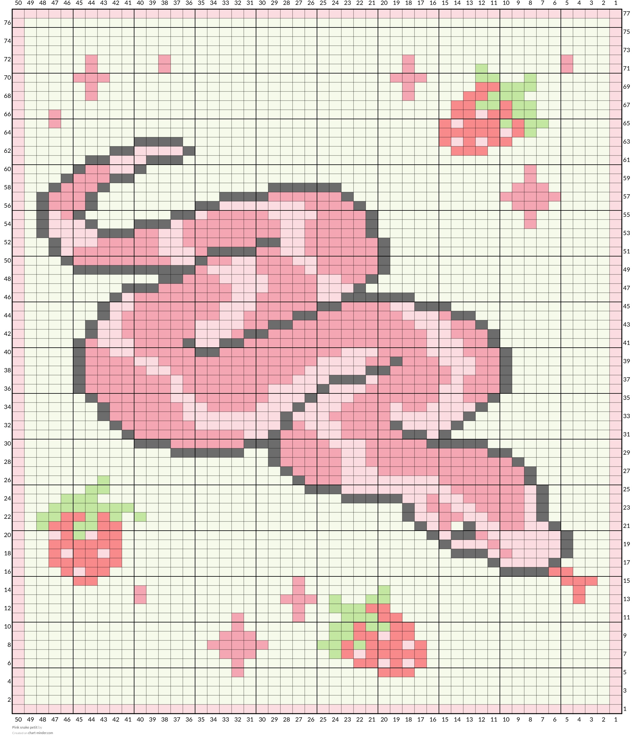 Pink snake petit