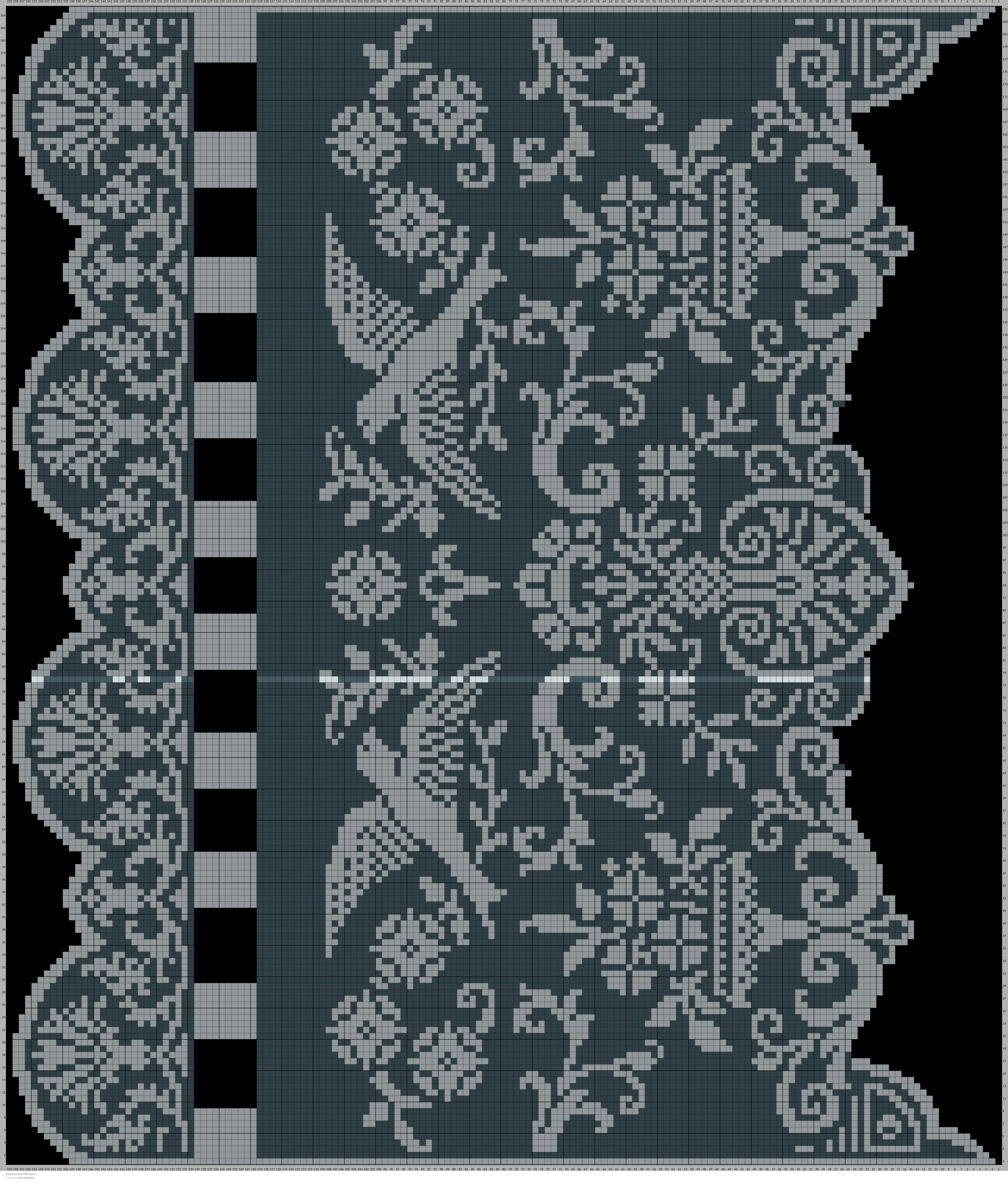 Kitchen Curtain Filet lace