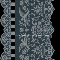 Kitchen Curtain Filet lace