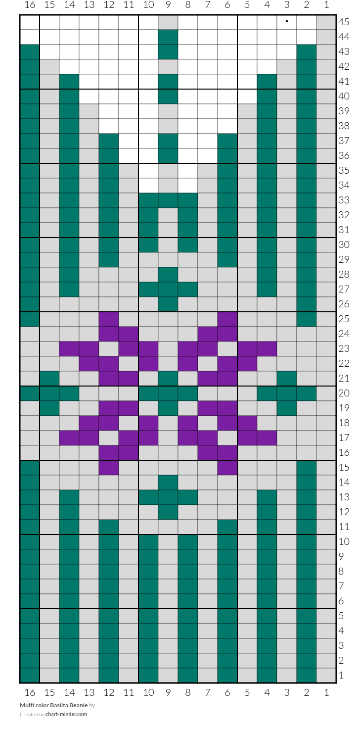 Multi color Basiita Beanie