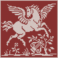 filet crochet pegasus