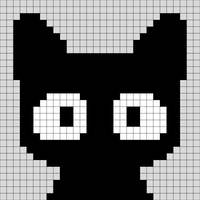 Big Eye Cat Granny Square