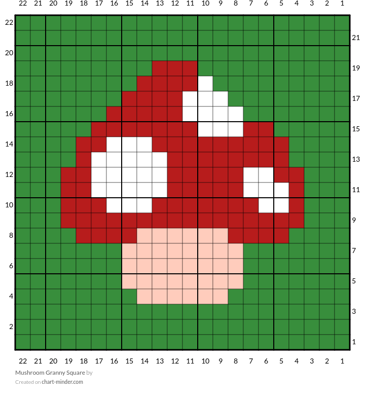 Mushroom Granny Square