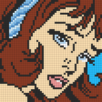 Retro girl 1