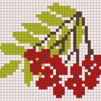 Copy of Rönnbär, rowan berries. 2