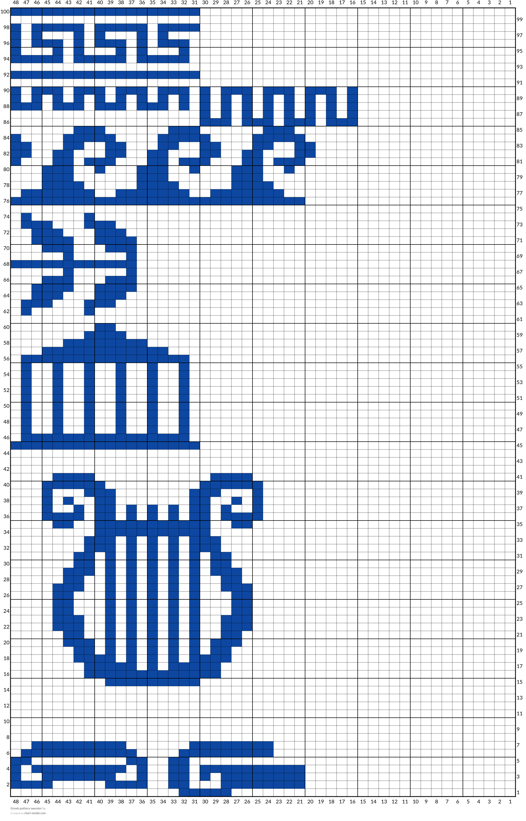 Greek pottery sweater