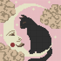 Moon and Cat