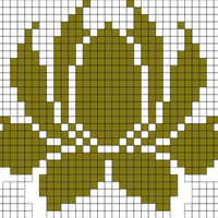 Lotus 81 stitches across