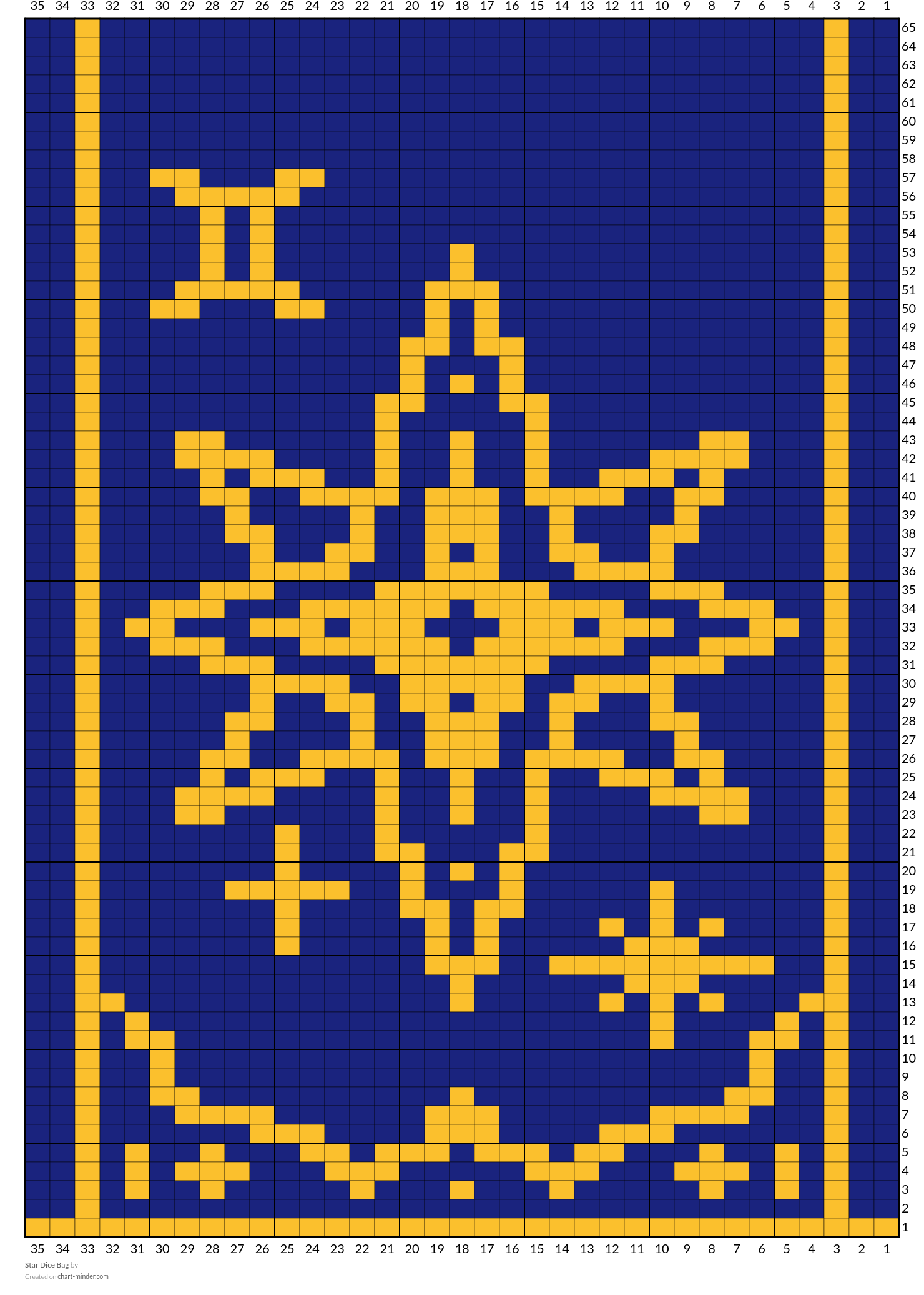 Star Dice Bag