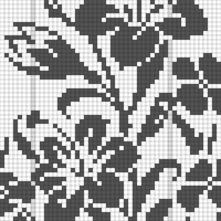 flower filet crochet