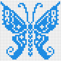 Butterfly filet crochet2
