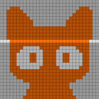 Big Eye Cat Granny Square