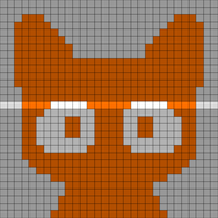 Big Eye Cat Granny Square