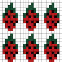 Strawberry Sweater Motif