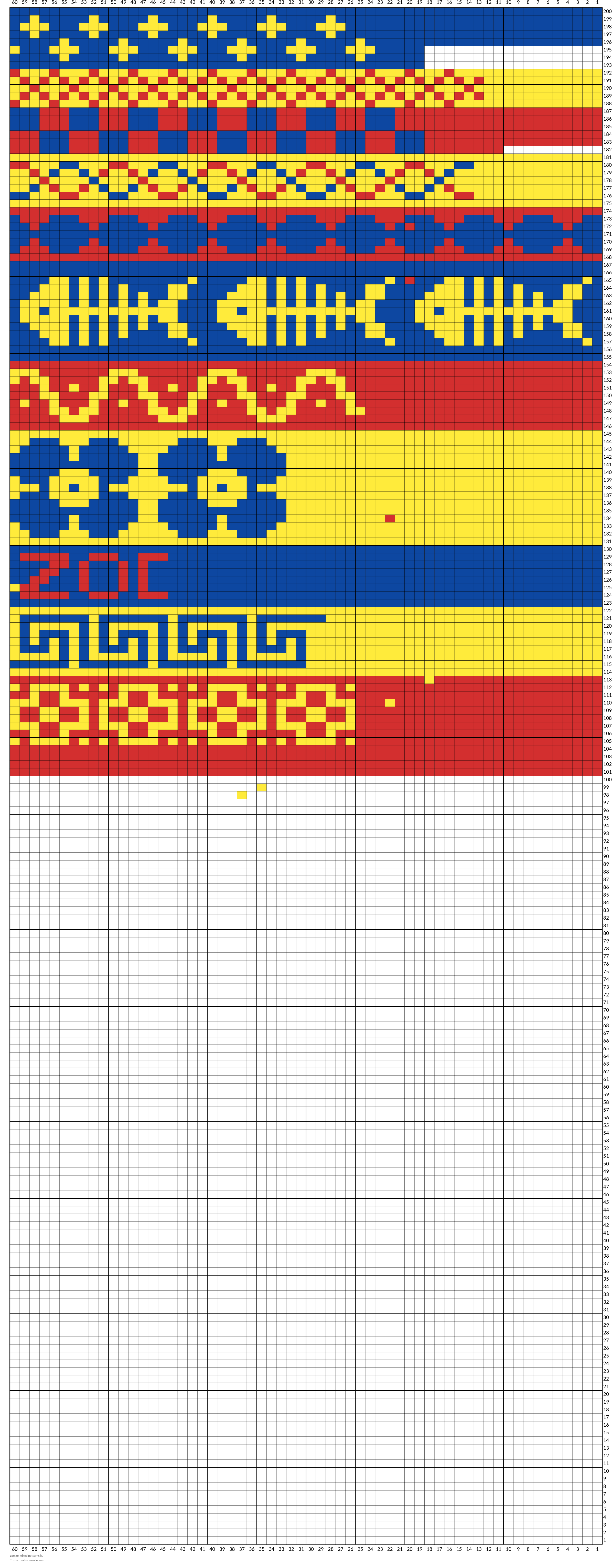 Lots of mixed patterns