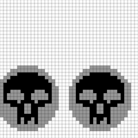 White/Black Deck Scarf