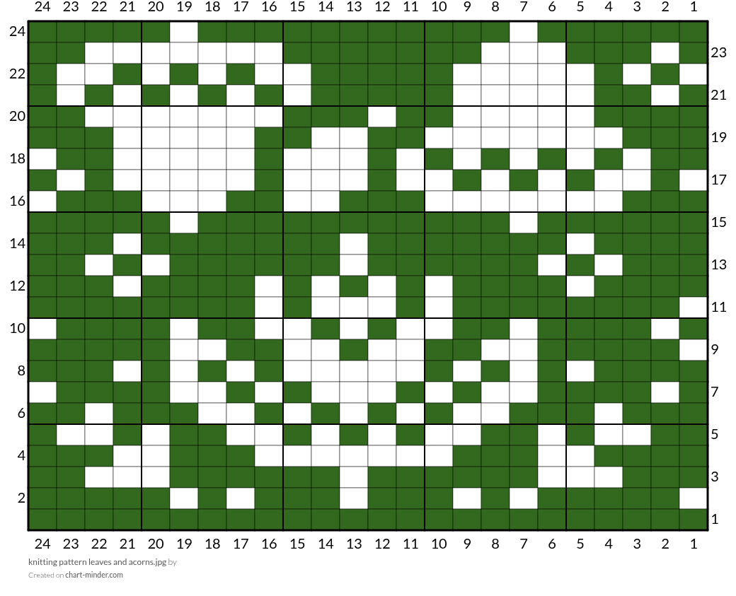 knitting pattern leaves and acorns.jpg