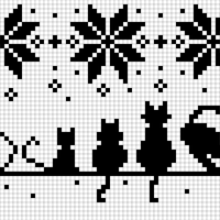 Copy of Cats Faire Isle Socks