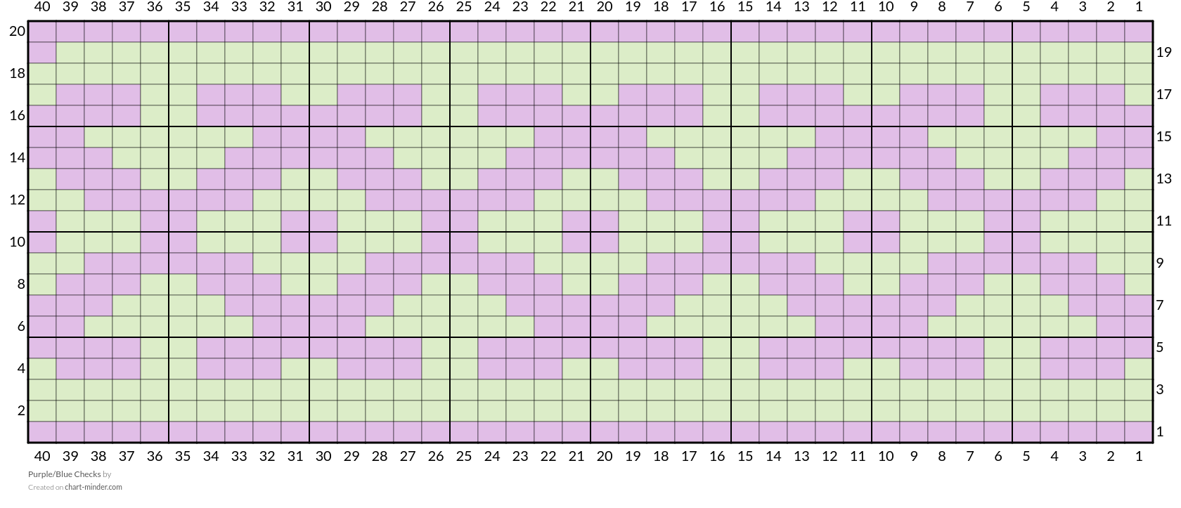 Purple/Blue Checks